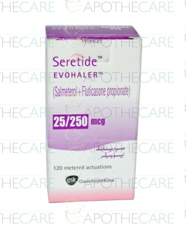 Seretide MDI Inh 25mcg/250mcg 1's