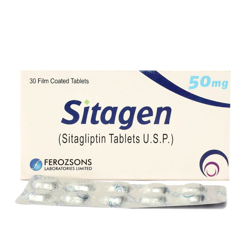 Sitagen Tab 50mg 1x30's