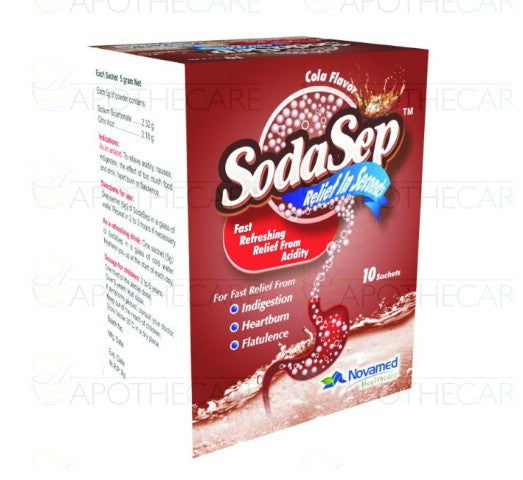 Sodasep Cola Sachet 10's