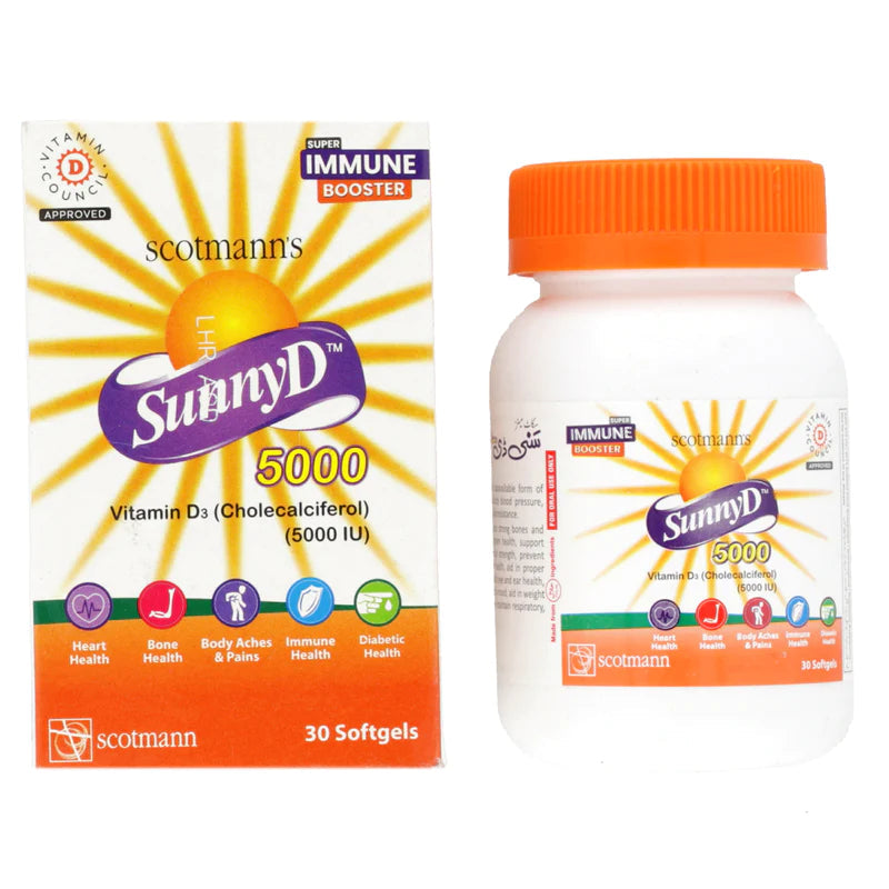 Sunny D 5000IU Softgel Cap 30's