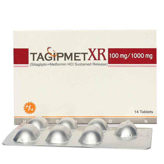 Tagipmet XR Tab 100mg/1000mg 14's