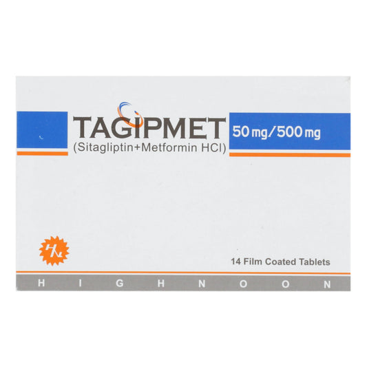 Tagipmet Tab 50mg/500mg 14's