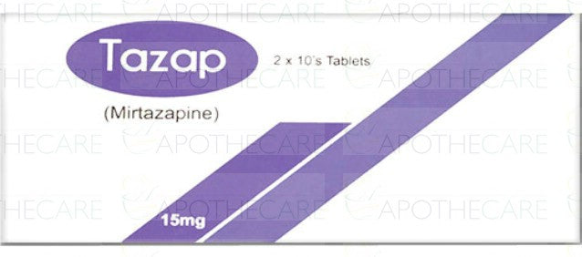 Tazap Tab 15mg 2x10's