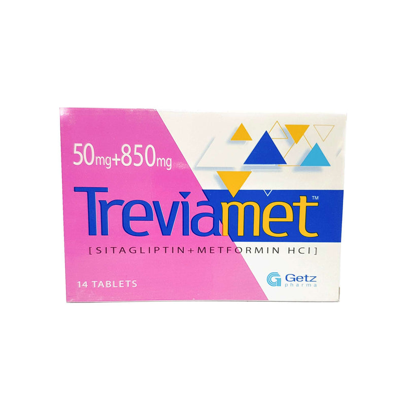 Treviamet Tab 50mg/850mg 14's