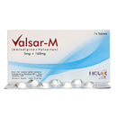 Valsar-M Tab 5mg/160mg 2x7's