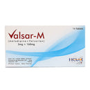 Valsar-M Tab 5mg/160mg 2x7's