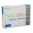 Vildomet Tab 50mg/500mg 14's