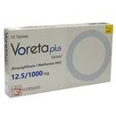 Voreta Plus Tab 12.5/1000mg 10's