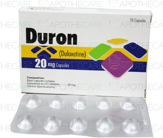 Duron Cap 20mg 10's