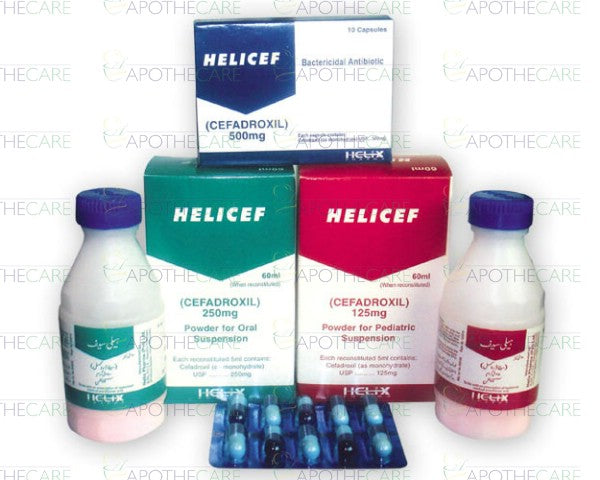 Helicef Susp 250mg/5ml 60ml