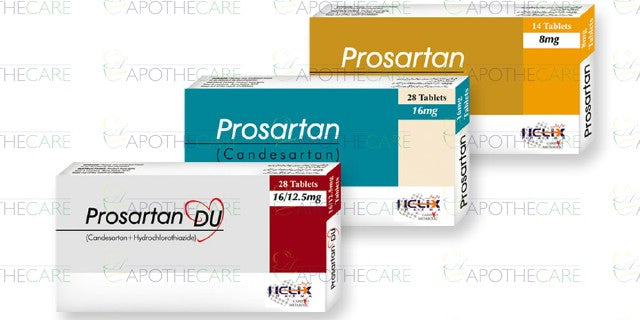 Prosartan DU Tab 16mg/12.5mg 2x14's