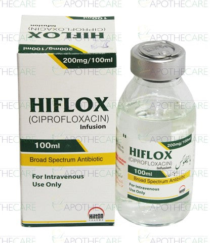 Hiflox Inf 200mg 1Vialx100ml