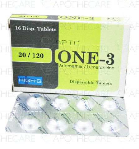 One-3 Tab 20mg/120mg 16's