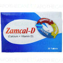 Zamcal-D Tab 500mg/2000IU 30's