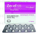 Zecef Tab 125mg 14's