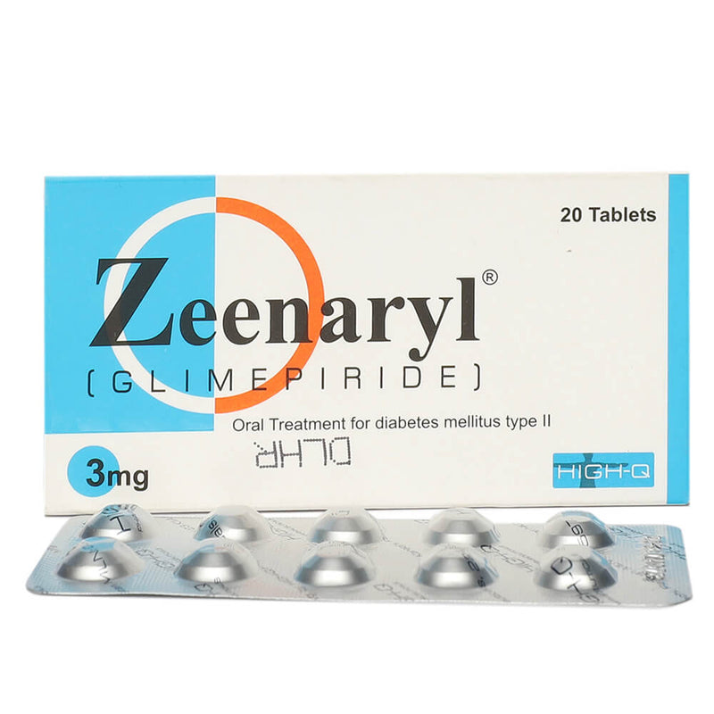 Zeenaryl Tab 3mg 20's