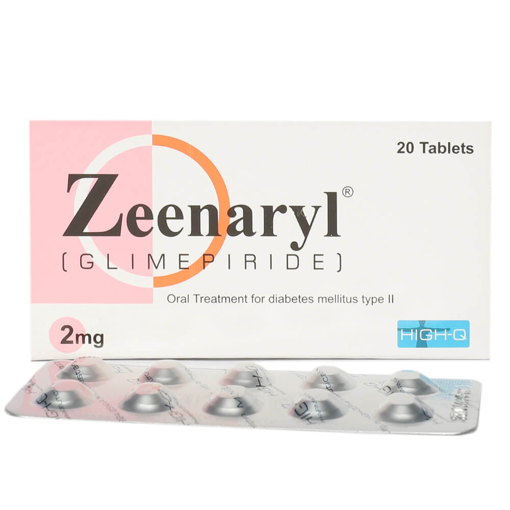 Zeenaryl Tab 2mg 20's