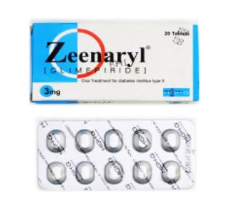 Zeenaryl Tab 3mg 20's