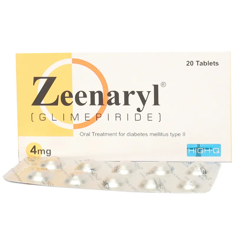 Zeenaryl Tab 4mg 20's