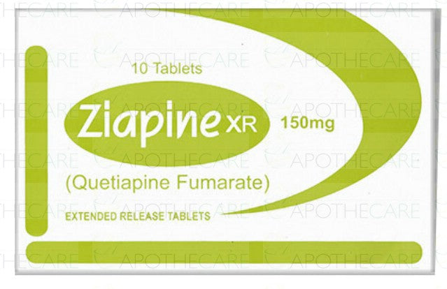 Ziapine XR Tab 150mg 1x10's