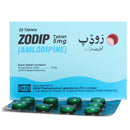 Zodip Tab 5mg 20's